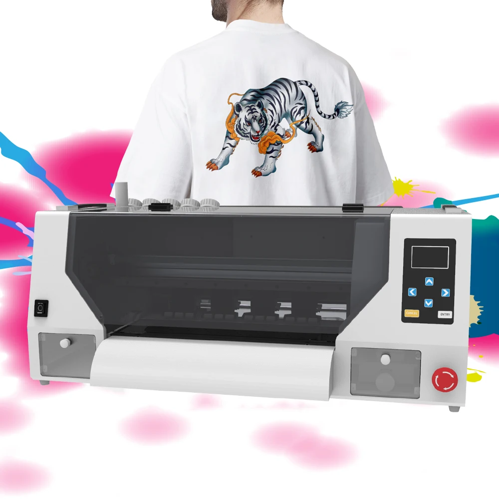 Xp600 I1600 Printhead T-shirt Cloth Textile 30cm Dtf Printer Printing Machine 300mm A3 Dtf Printer