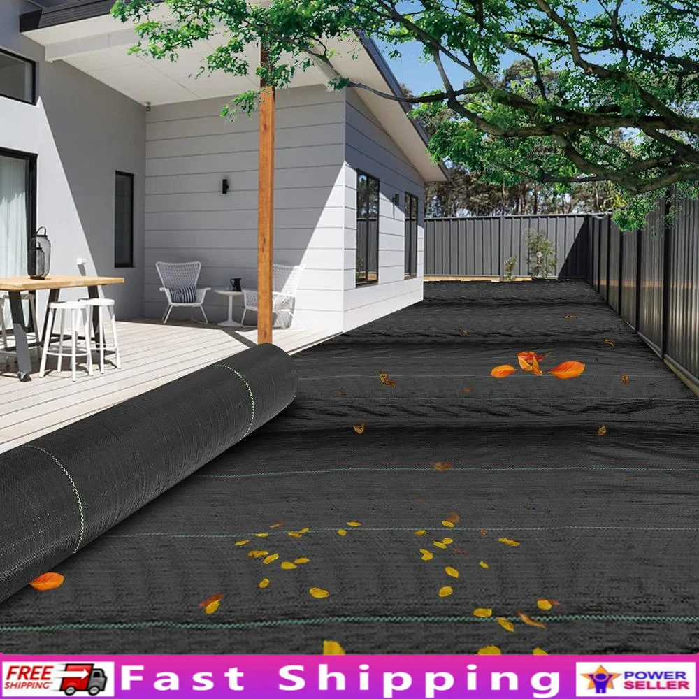 Heavy Duty Weed Barrier ภูมิทัศน์ผ้า 6FTx300FT สวน Driveway Geotextile Underlayment ดิน Superior ControlCommercial