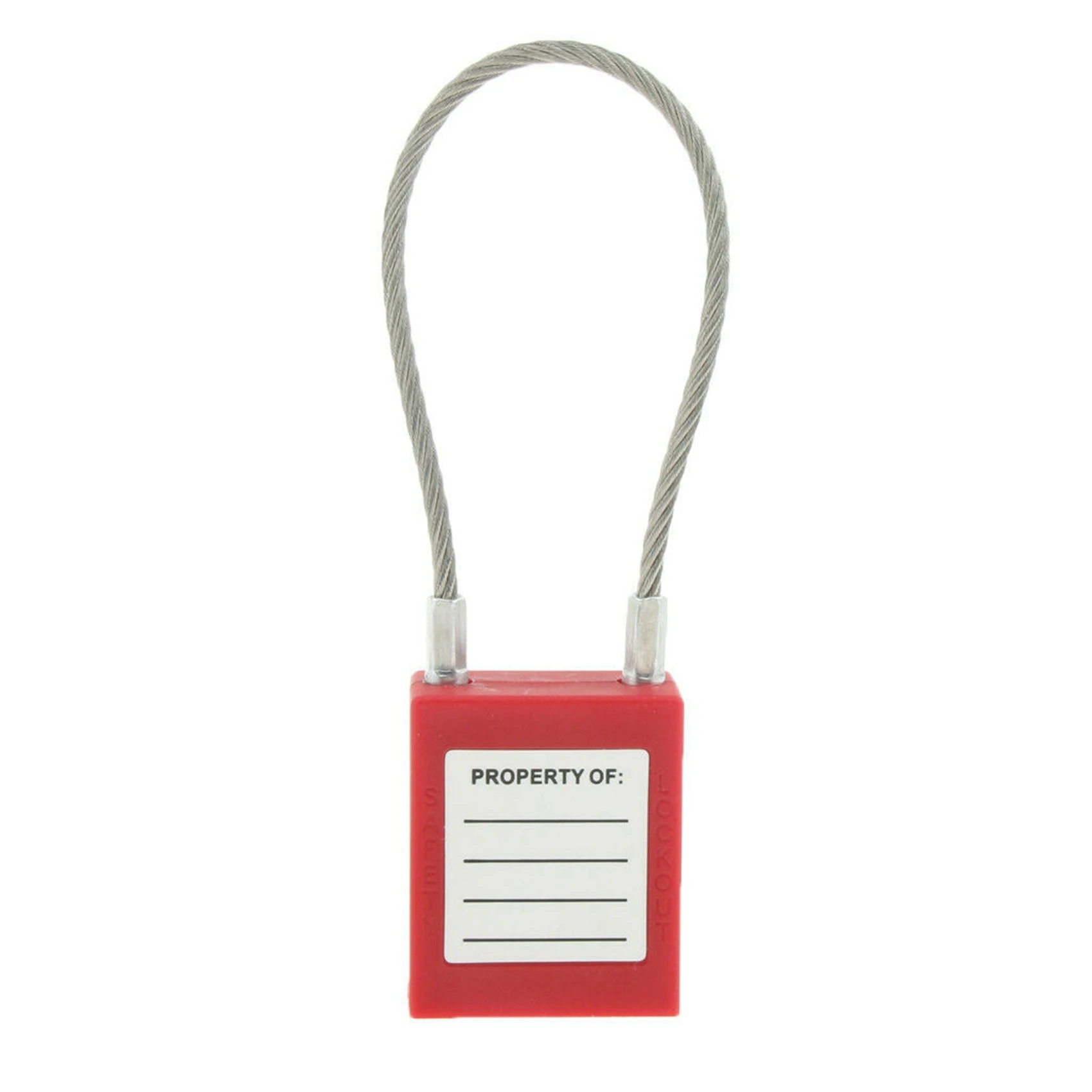 AFOURT-2X Engineering Safety Padlock Rope Long Lockout Tag Out Isolation Lock Isolation Padlock Lockout Padlock