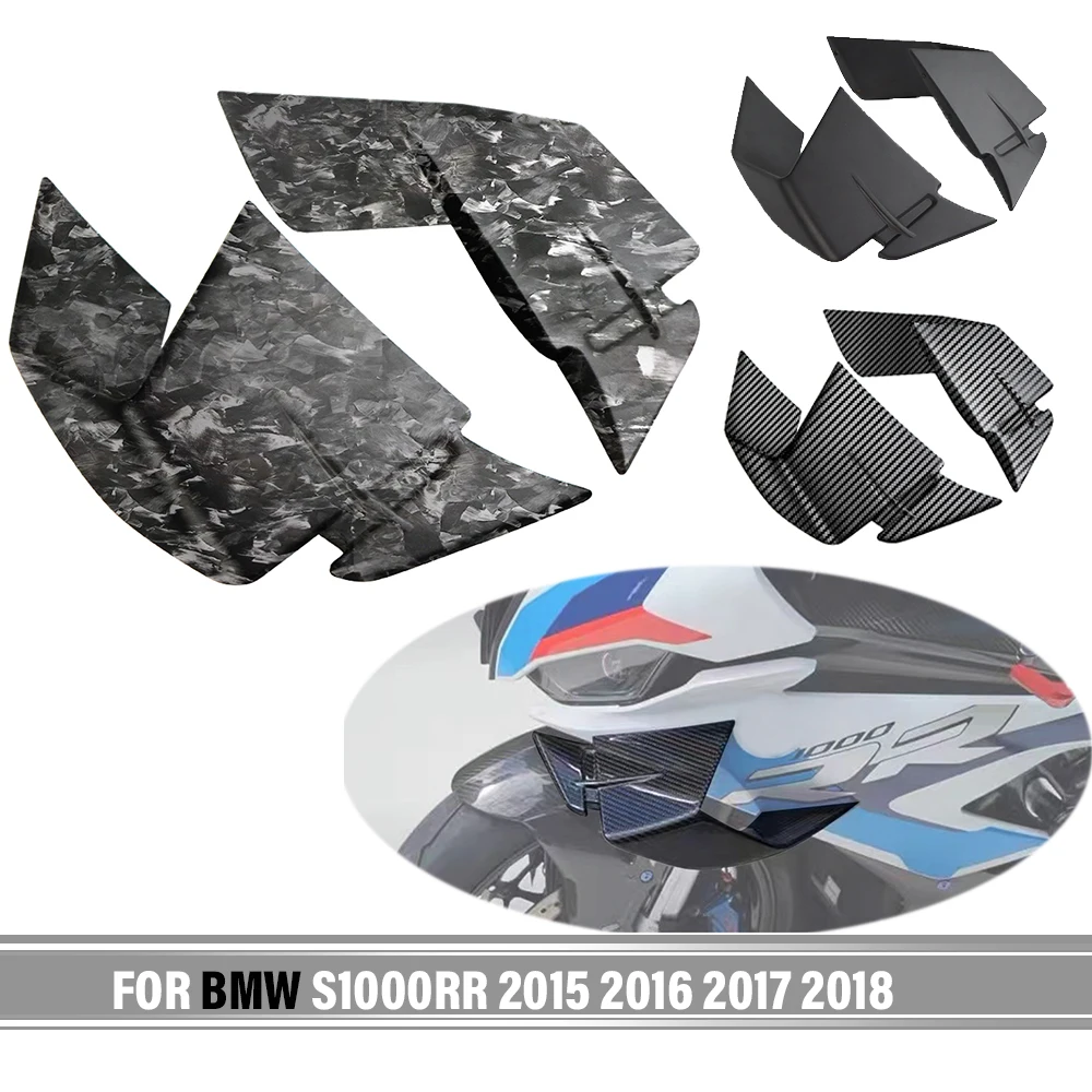 

For BMW S 1000RR S1000RR 2015 2016 2017 Motorcycle Parts Fairing Aerodynamics Winglet 100% Carbon Fiber Suitable Wind Wing