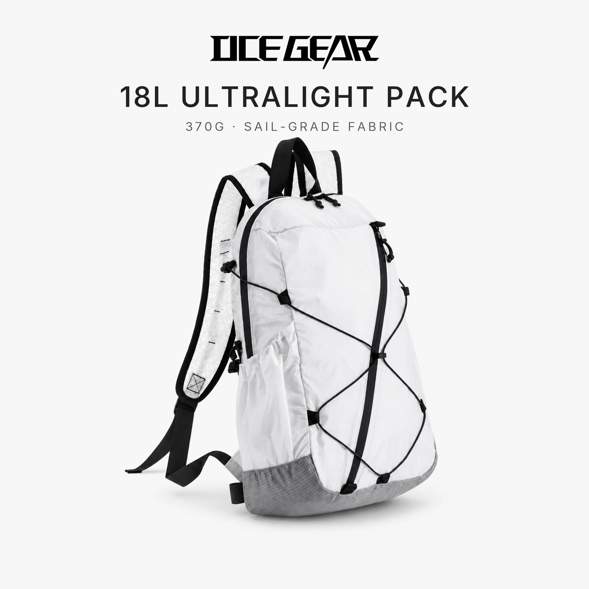 OCE GEAR 20L Mountain Daypack Ultralight Waterproof Hiking Backpack for Daily Commute Travel Small Outdoor Pack Mesh Back Bag