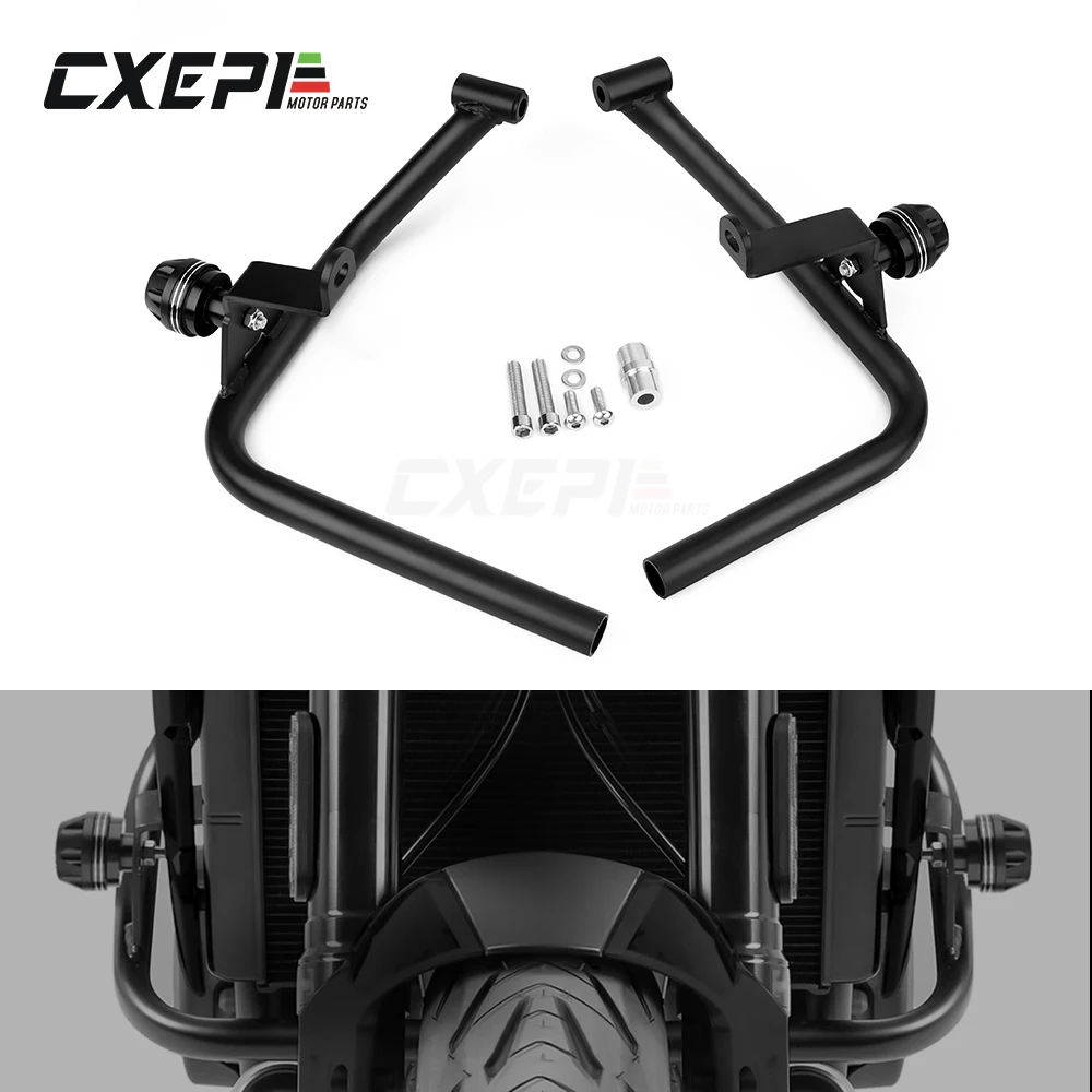 Für trident660 Crash Bars für Triumph Dreizack 660 2021 2023 Motorrad zubehör Motors chutz rahmens chutz Stoßstange