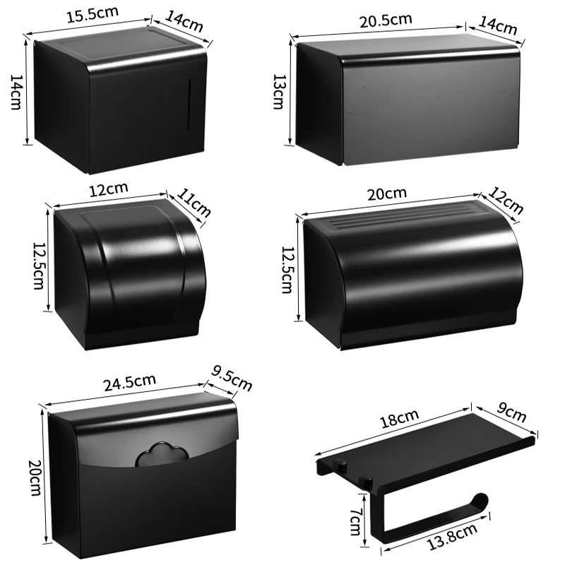 YUNJIEYA Wc Papier Box Lagerung Bad Tissue Box Rack Wc Papier Rolle Regal Halter Wand-Montiert Halter Bathaccessories