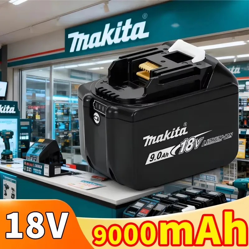 

Мощный аккумулятор LXT 18В 9.0Ач | 100% Оригинальные аккумуляторы для Makita BL1860 BL1850 для дрелей, ударных гайковертов и пил