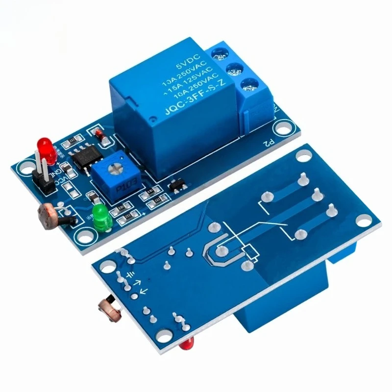 5V Light Photoswitch Sensor Switch LDR Photoresistor Relay Module Light Detection Photosensitive Sensor Board For Arduino