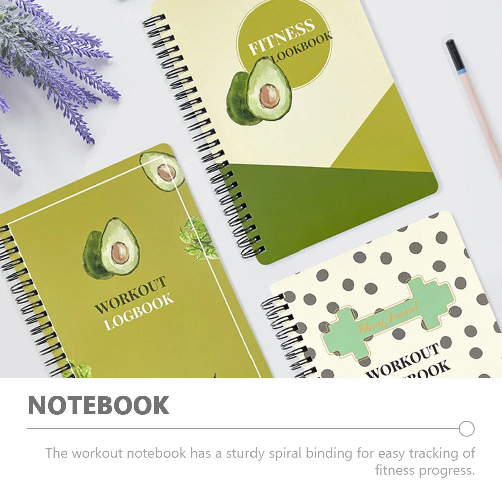 Fitness Notebook Journal Planner for Men A5 Schedule Notepad Notebooks Workout Writing Training Portable Agenda Women Planning