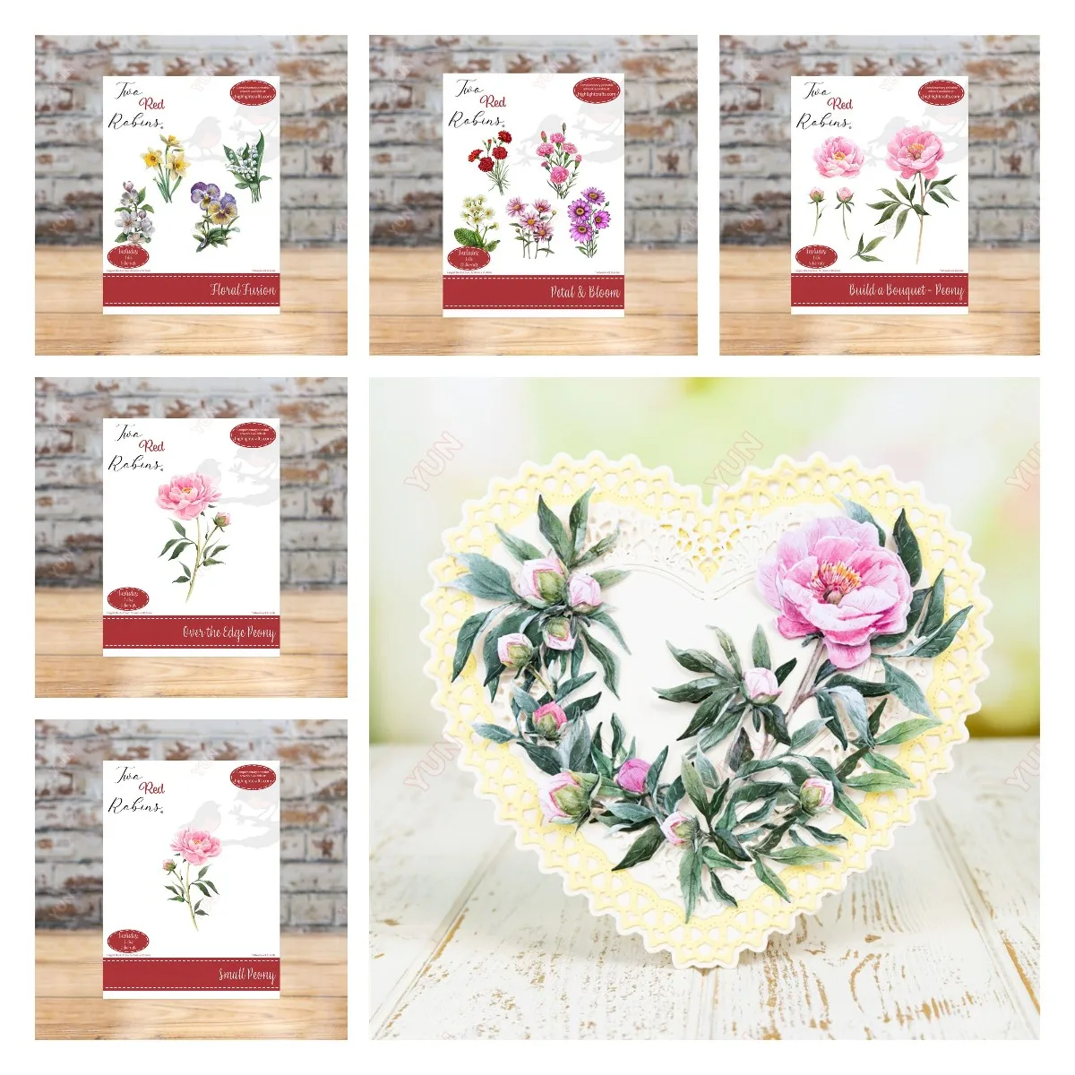 

2023 New Floral Fusion Bouquet Peony Small Die Metal Cutting Dies Scrapbook Embossed Petal Bloom Handmade Greeting Cards