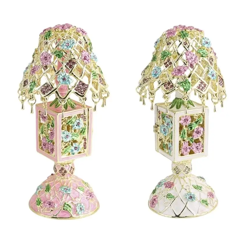 31BB Decorative Table Light Jewelry Organizers with Delicate and Cutout Patterns