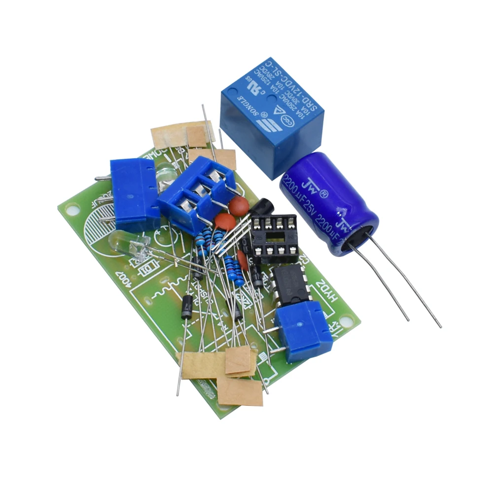 NE555 Water Level Switch Controller Kit with Automatic Pumping Module - DIY Electronic Principles Training Sensor for Student