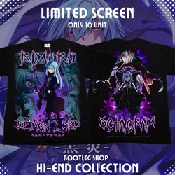 That Time I Got Reincarnated As A Slime T-shirt Adult M Black Short Sleeve Anime