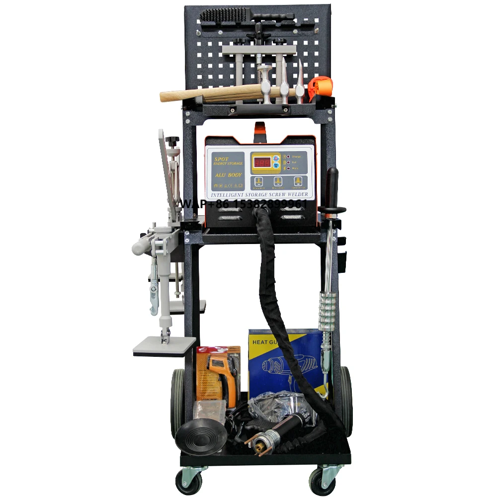 

TFAUTENF CE Dent Puller Machine for Car Body Repair and Auto Spot Welding Equipment with Cart