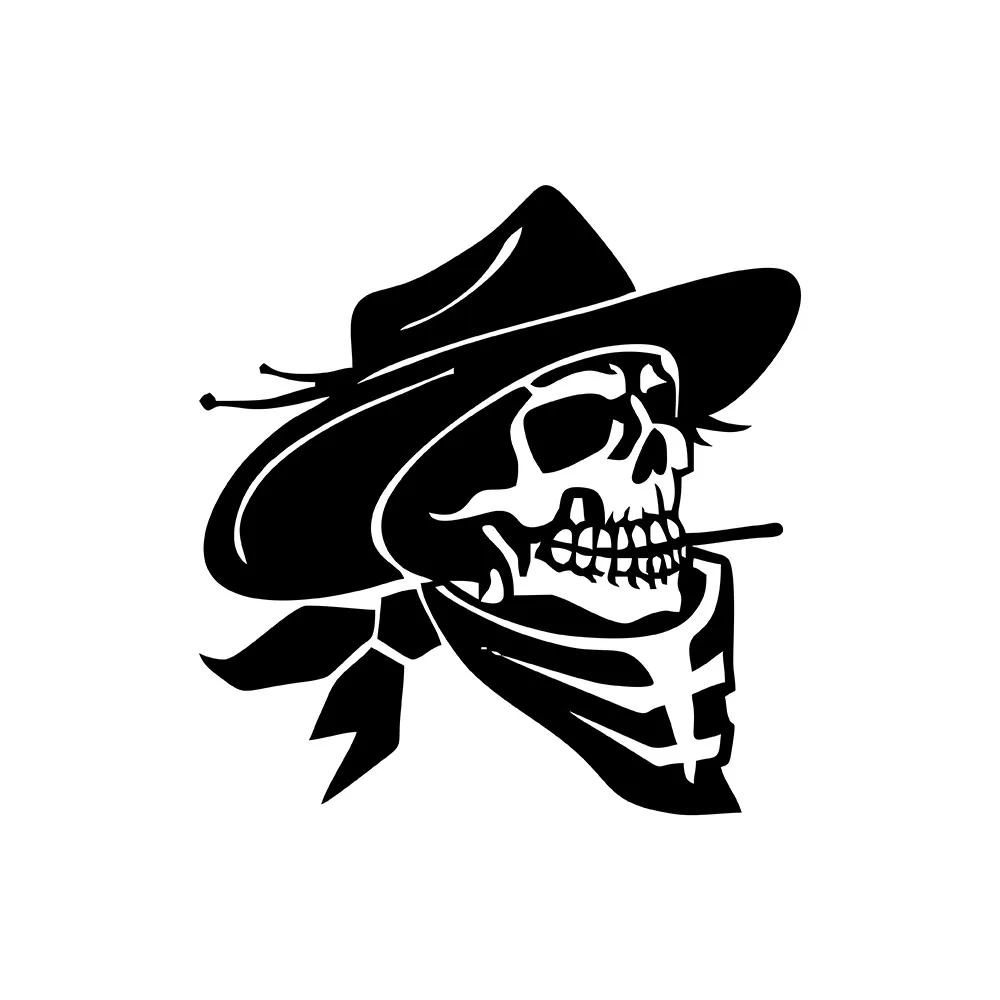 MIGNATIS - Bone Pirate Sticker For Vehicle and Wall Mural Art Decal For Car Window Loptop Decoration Vinyl Stickers Waterproof S