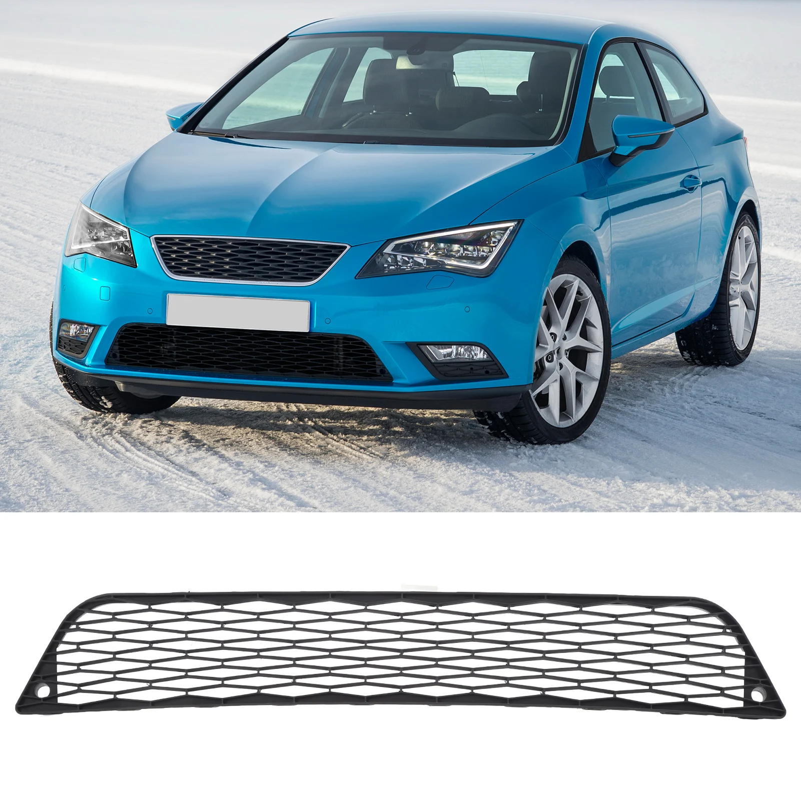 

Нижняя решетка переднего бампера 5F0853667 Замена для SEAT Leon 5F MK3 Pre‐Facelift 2013–2017 Нижняя решетка переднего бампера