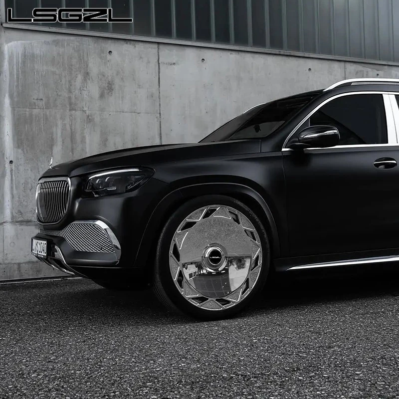 Custom  Monoblock Forged Car Alloy  Wheel Rims 5x120 5x114.3 5x112  5x130  15 - 26 Inch Wheels for Maybach Benz