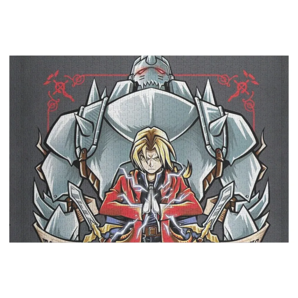 Fullmetal Alchemist 14 Jigsaw Puzzle Jigsaw For Kids Wooden Decor Paintings With Personalized Photo Custom Name Wood Puzzle