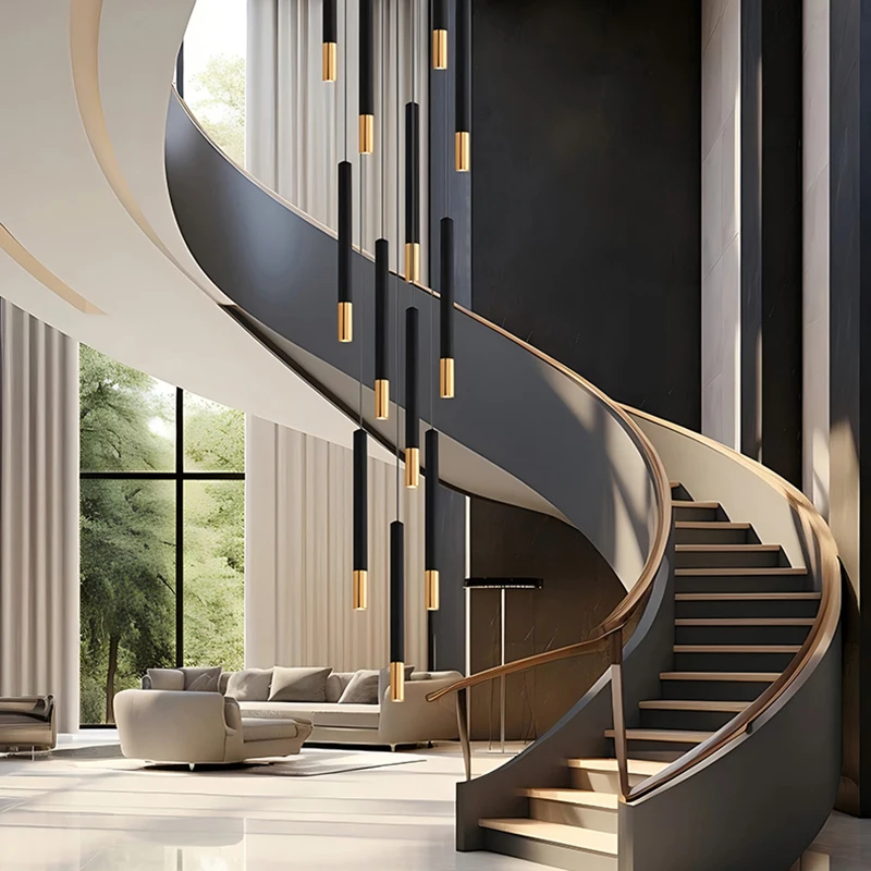 

Nordic home decor dining room Pendant lamp lights indoor lighting stair lamp hanging light chandelier lamps for living room