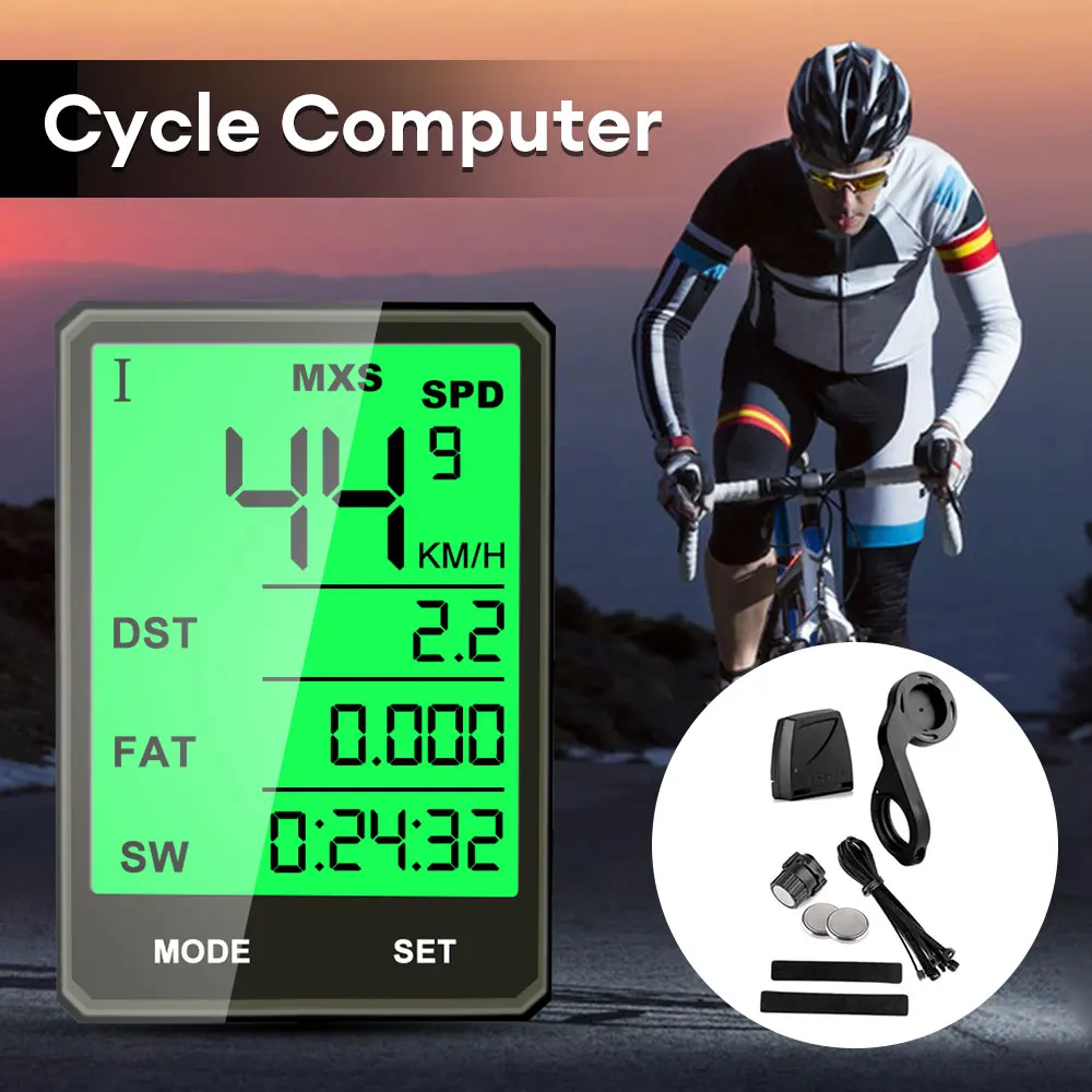 Bicycle Computer Wireless And Wired Waterproof MTB Bike Cycling Digital Odometer Stopwatch Speedometer Bike Accessories