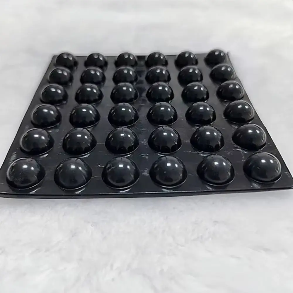 36Pcs/Sheet 16*8mm Speaker Feet Pad Silicone Hemisphere Audio Amplifier Anti Vibration Pad Anti Slip Buffer Shock Absorber