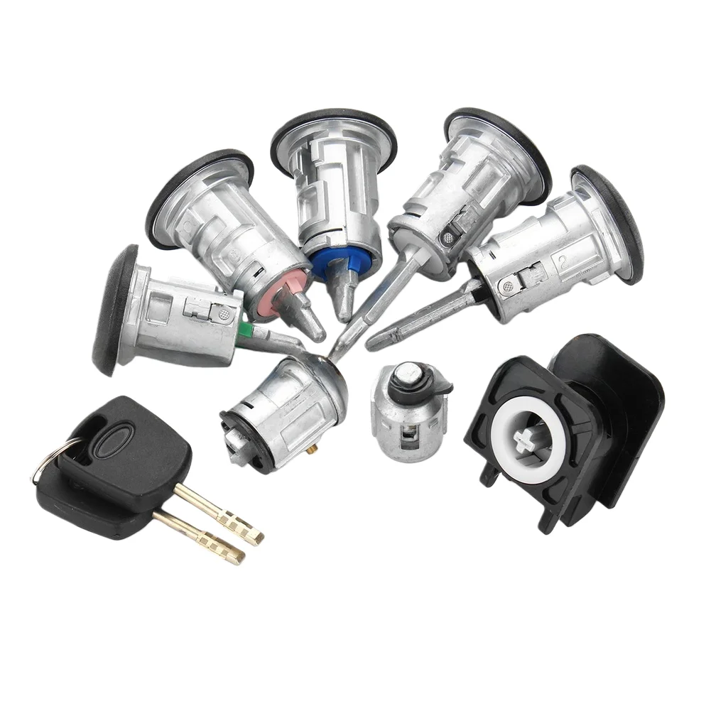 Lock Cylinder Door Lock Ignition Lock Complete Set For Ford For Transit Connect Plastic Metal Car Accessories
