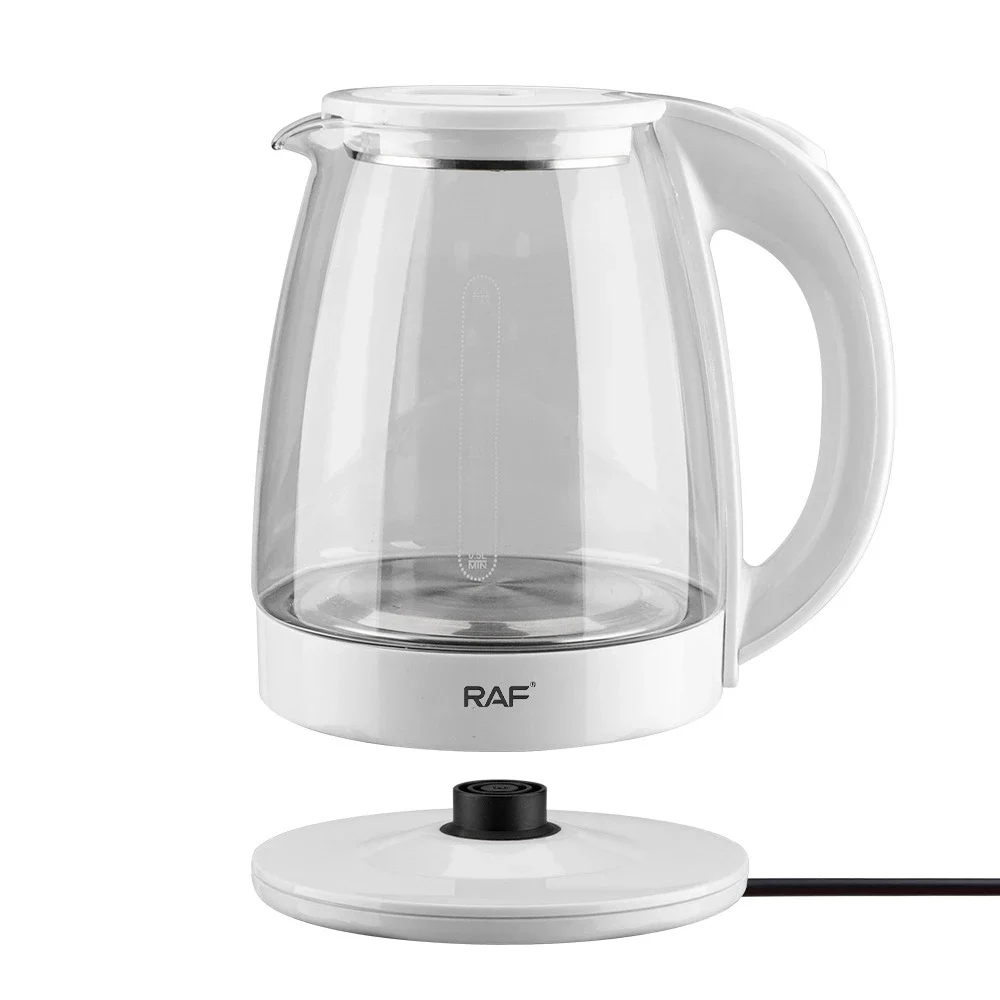 2L Electric Kettle Tea Coffee Thermo Pot Glass Hot Water Boiler 2000W Quick Boiling Auto Shut-Off Smart Kettle