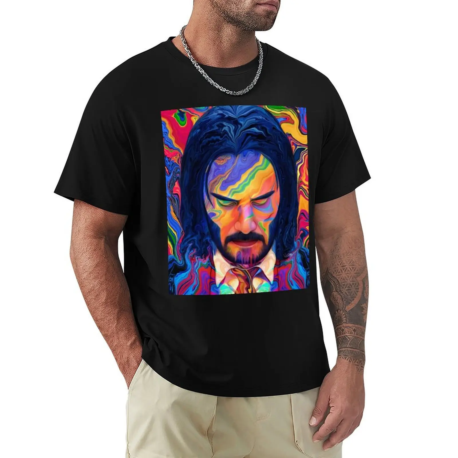 

john wick T-Shirt Fashion Casual Short Sleeve Top
