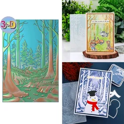 Fairy Glade 3D Embossing Folder and Matching Dies for Adding Textured Detail To Paper Crafting Card Making Supplies