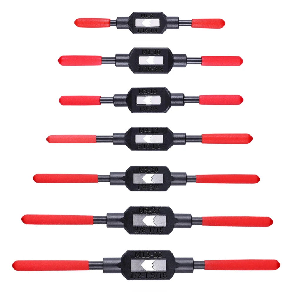 1pcs Adjustable Tap Wrench M1-8 M1-10 M3-10 M4-12 M5-20 M9-27 M13-33 Anti-slip High Speed Steel Wrench Tool Must-Have Power Tool