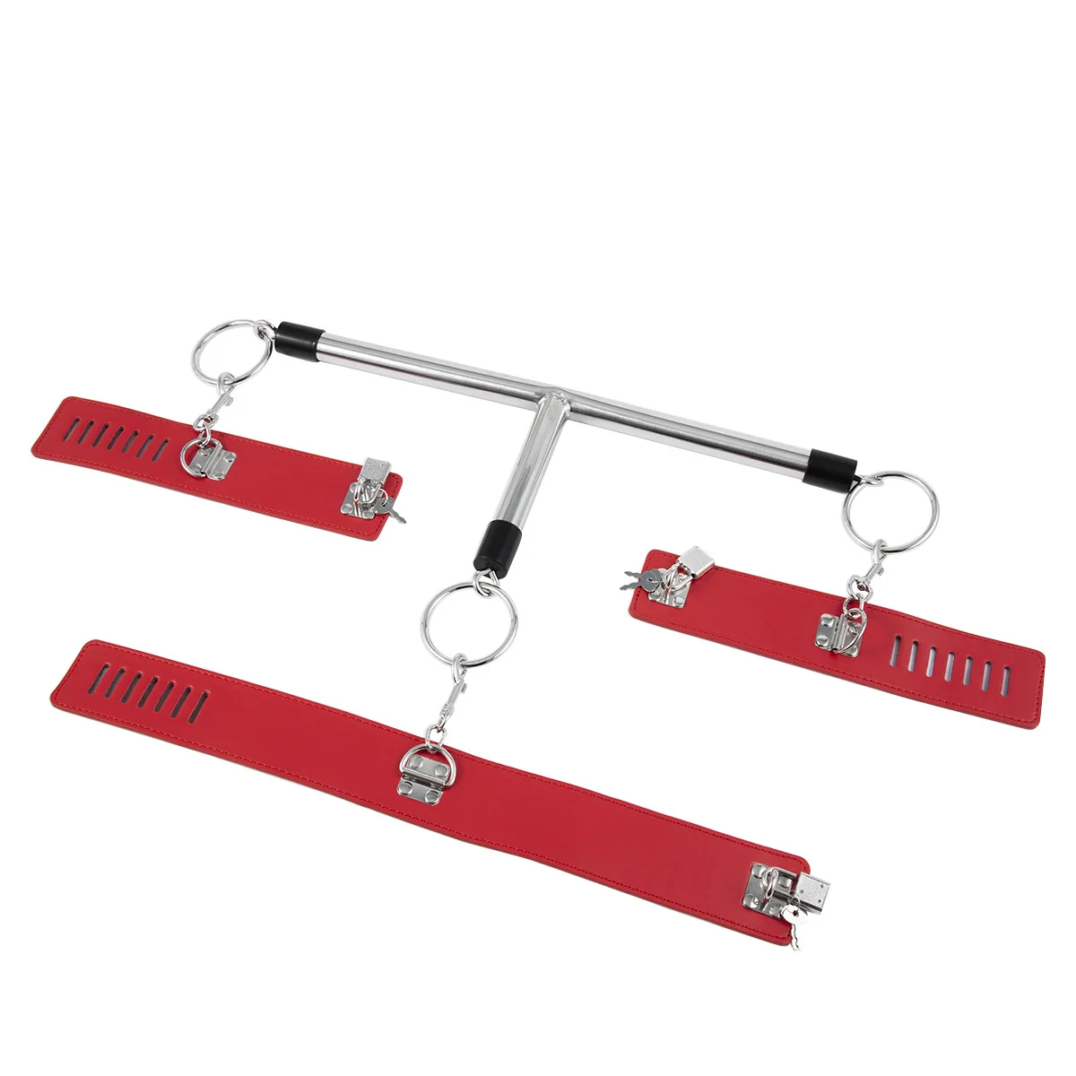 BDSM مجموعة أصفاد من SM صنم الفولاذ المقاوم للصدأ تمديد مفرشة بار الكبار زوجين الرقيق تسخير لساق الكفة الرقبة ضبط النفس عدة #2