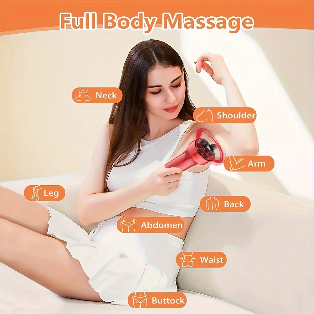 Home Appliance Massager, Vibrating, Easy Relaxation, Multiple Massage Modes, USB-Powered Portable Body Massager view 5