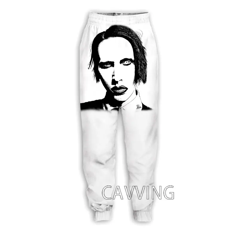 New Fashion 3D Print  Marilyn Manson  Casual Pants Sports Sweatpants Straight Pants  Sweatpants Jogging Pants Trousers   P01