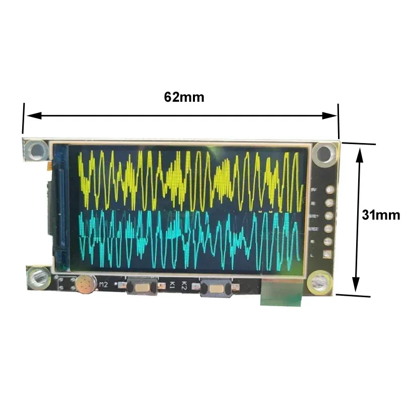 DAC Tube Power Amplifier Voice Control Analog Spectrum VU Meter LCD Display Audio Level Indicator Clock 5 modes Board