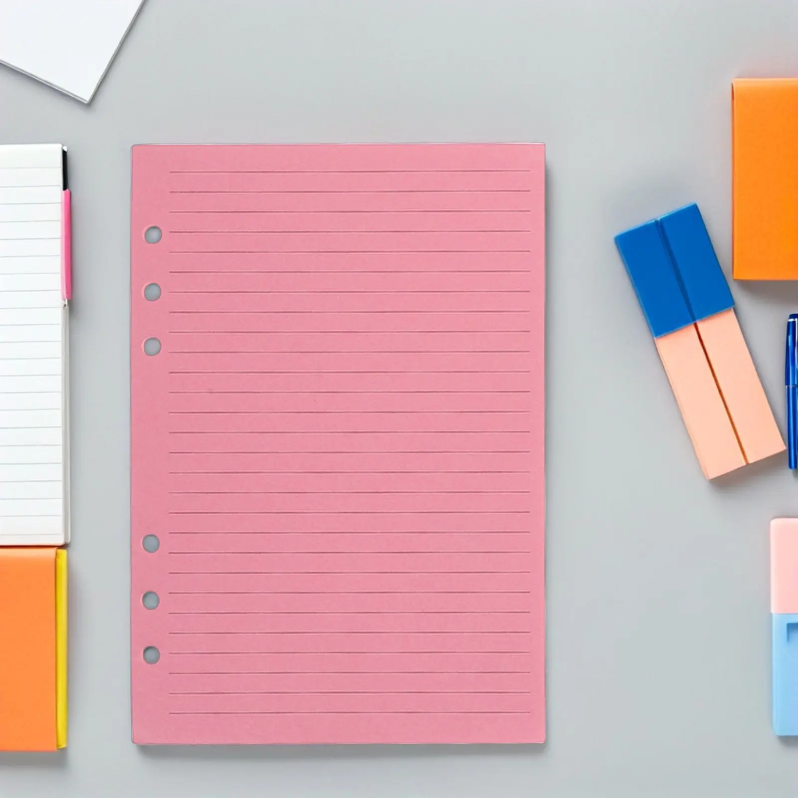 4set-colored-loose-leaf-notebook-refills-lined-paper-reinforced-six-hole-binder-paper-for-student-office-journal-note-taking