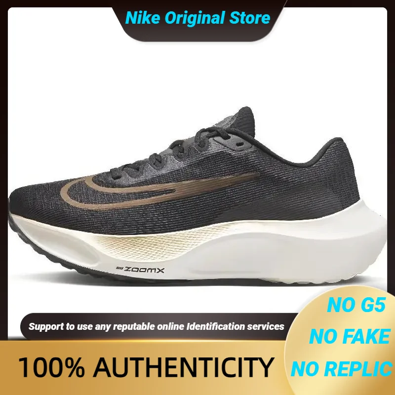 

Кроссовки Nike Zoom Fly 5, черные, металлические, золотые, DM8968-002