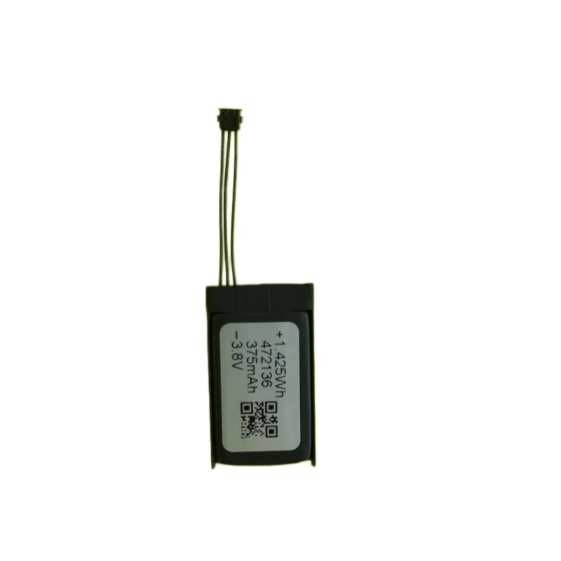 3.8V Rechargeable Lithium Battery for Soap-Style Z2 Bluetooth Mouse Headset Smart Wearable 472136-375mAh Compatible for Apple TV