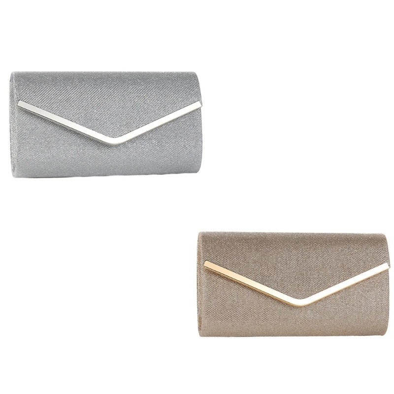 

Trendy Envelope Handbag Evening Bag with Chain Strap Suitable for Parties and Social Gatherings