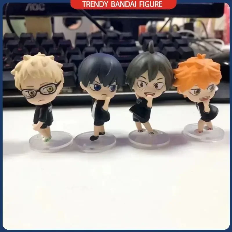 TOMY Haikyuu!! Shoyo Hinata&Tobio Kageyama&Kei Tsukishima&Tadashi Yamaguchi Prize Figure Anime Model Toys Hobby Gift Gift