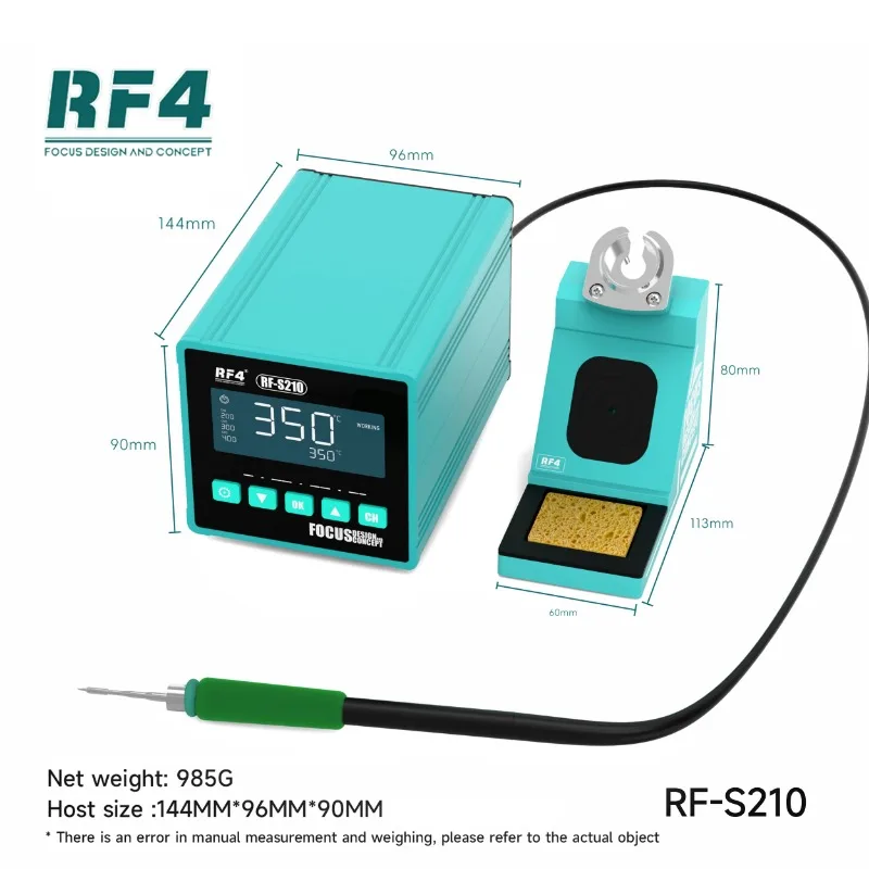 

RF4 RF-S210 Smart Soldering Station for Mobile Phone Tablet Repair Motherboard PCB IC Wire Welding Repair Soldering Station Tool