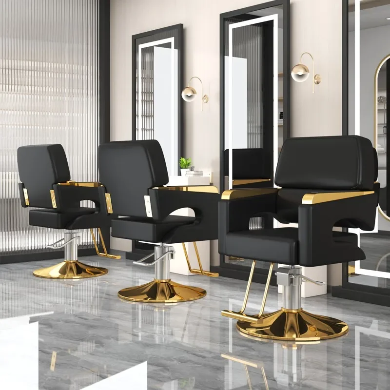 Cosmetic Barber Chairs Swivel Comfortable Hairdressing Stylist Chair Salon Beauty Rolling Silla Giratoria Barber Furnitures