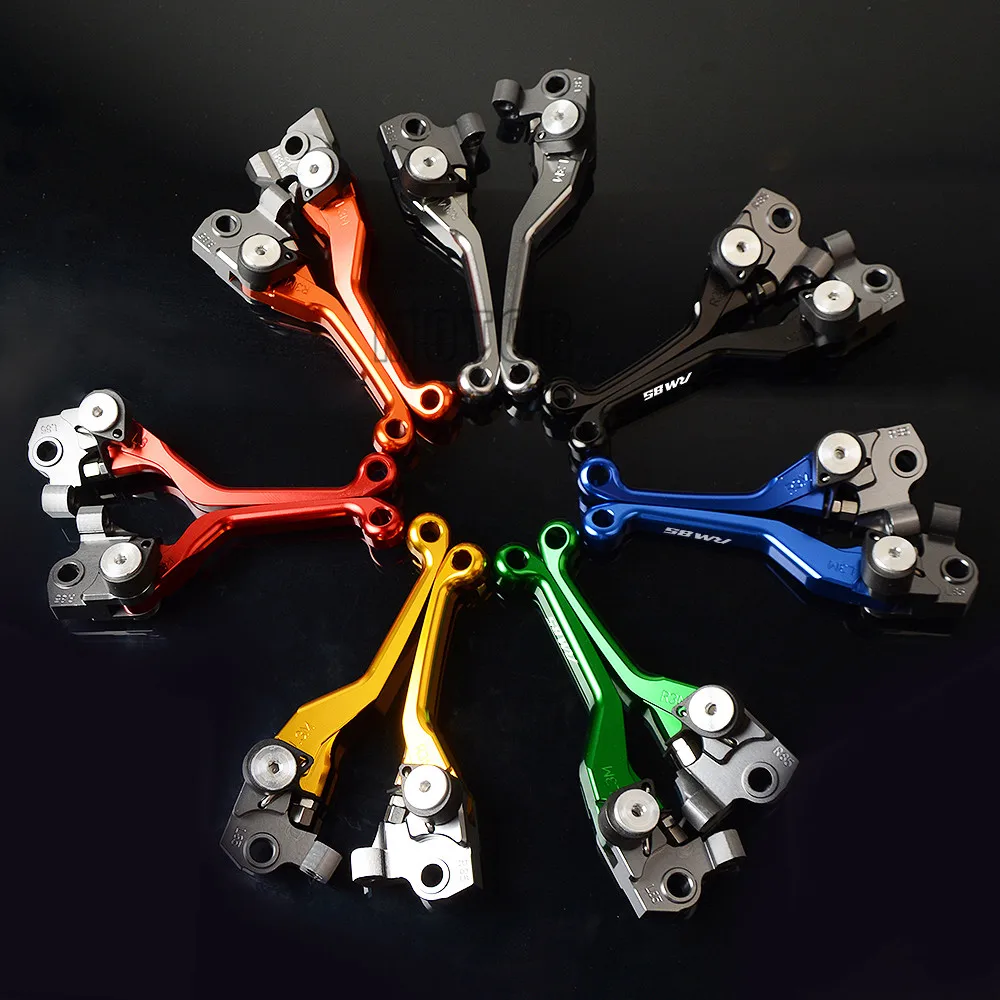 For Suzuki RM85 RM 85 2005-2017 CNC Aluminum Motorcycle Motorbike DirtBike Dirt Pit Bike Motocross Pivot Brake Clutch Levers