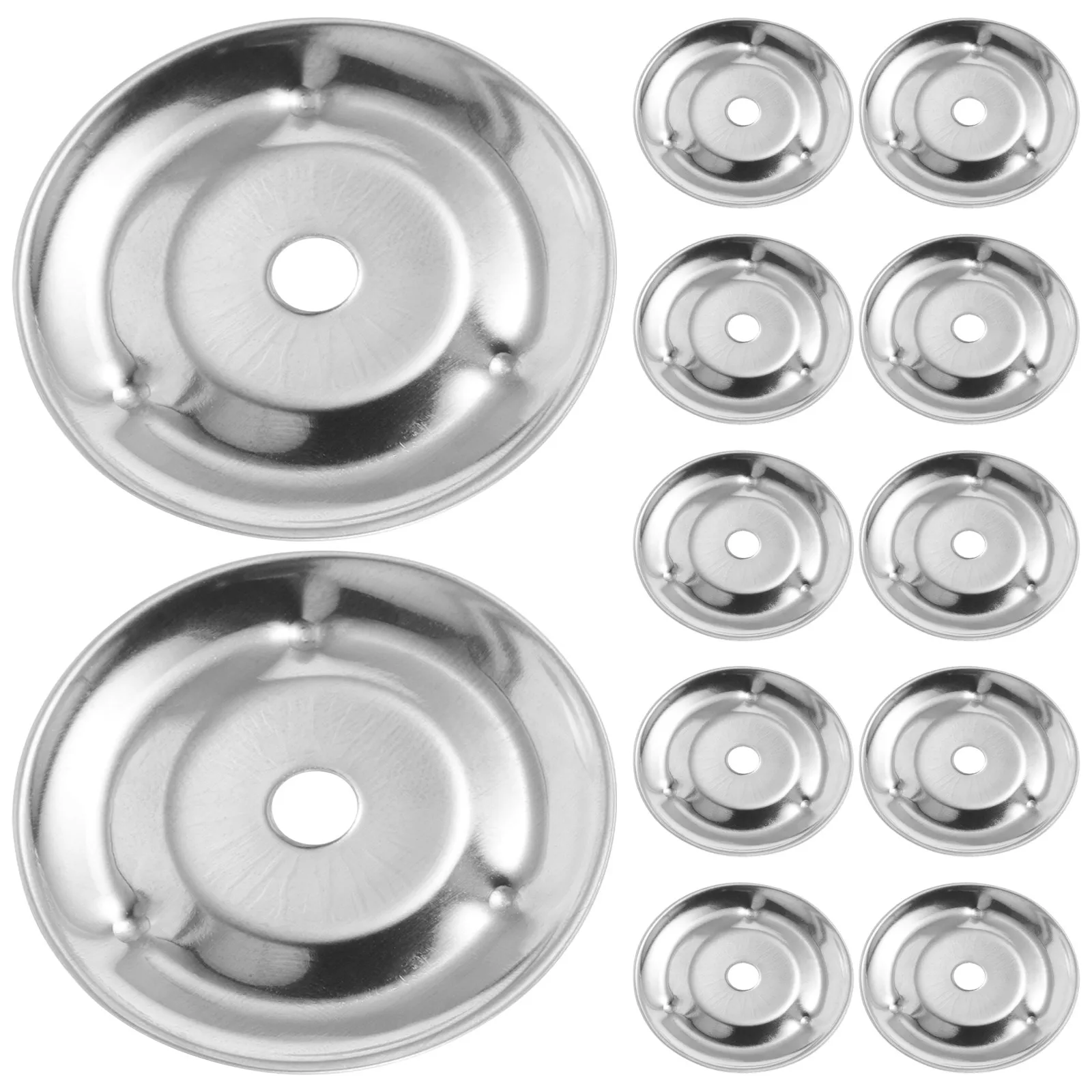 50 clochettes de tambourin en acier inoxydable, son clair et résonant, pour instruments de percussion portatifs, batterie jazz, cymbales ching ring