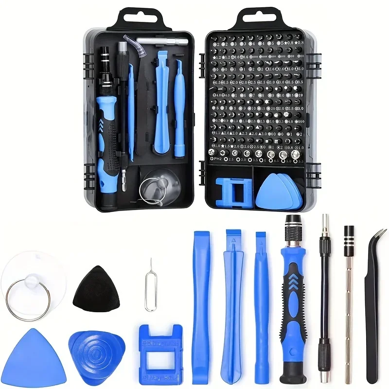 Car 1 Set Precision Screwdriver Set With 115 Magnetic Bits Electronics Tool Kit For PS4 Repair Magnetic Project Mat Preventing