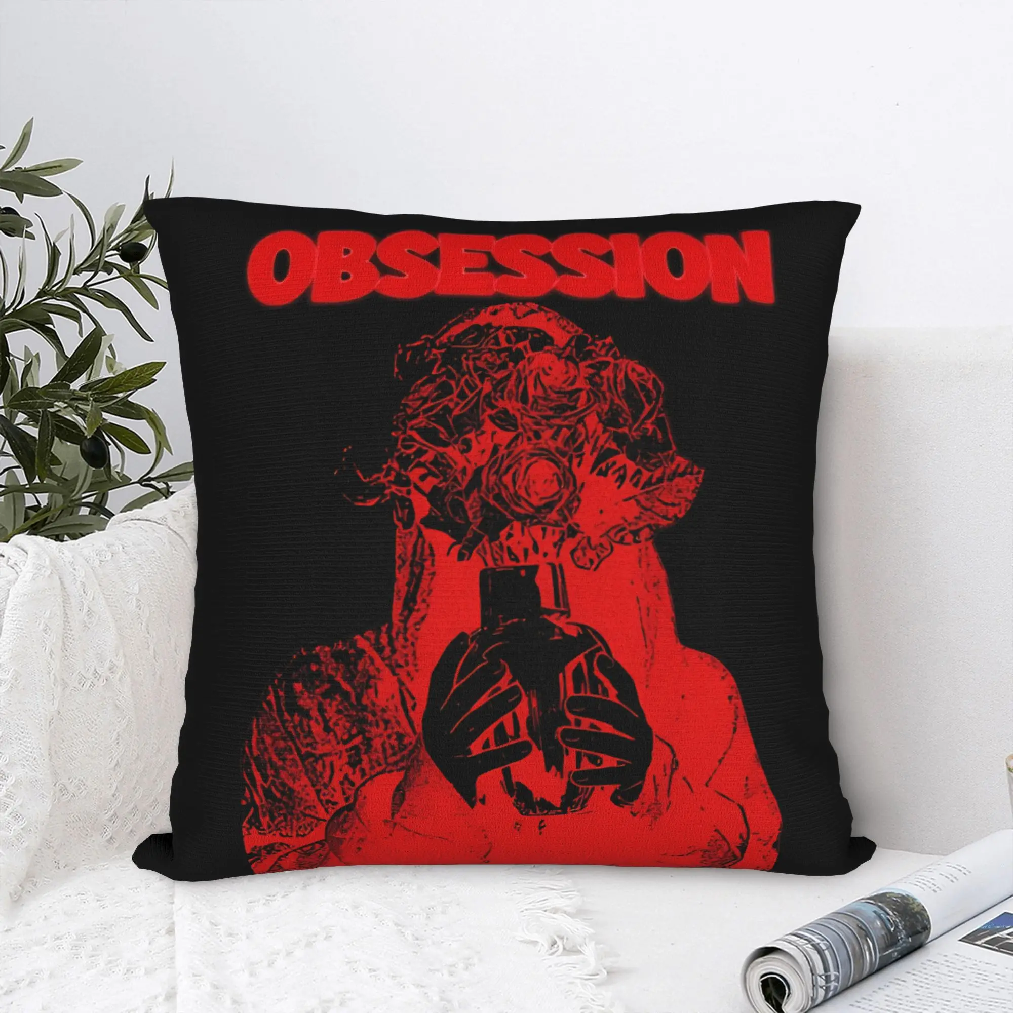 Obsession Movie Square Pillow Cases Cushion Cover Novelty Polyester Decorative Pillowcase for Sofa 45x45cm