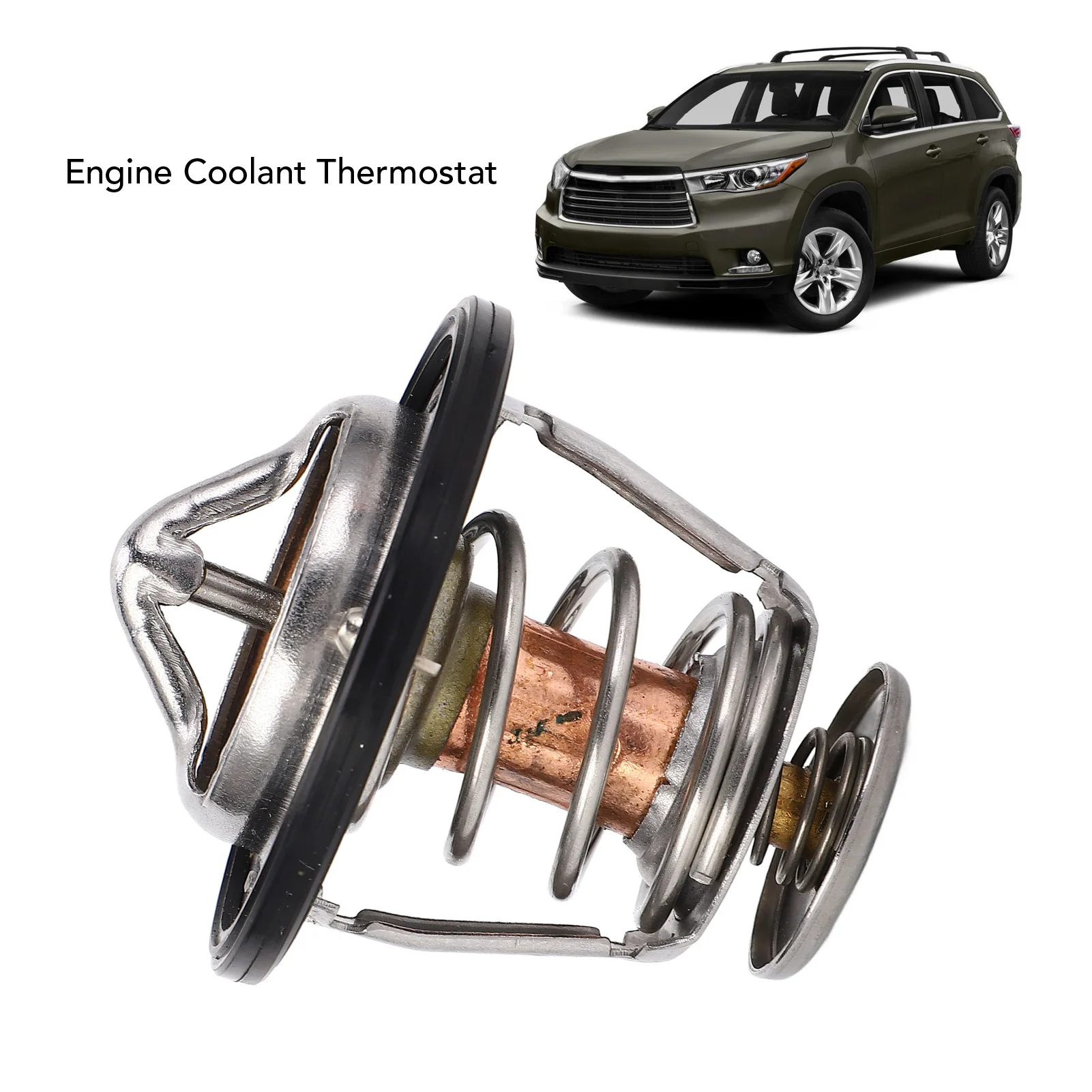 

Engine Coolant Thermostat Maintain Proper Temp High Hardness Metal Alloy 90916‑03129 for Es300 Rx300 Rx400H