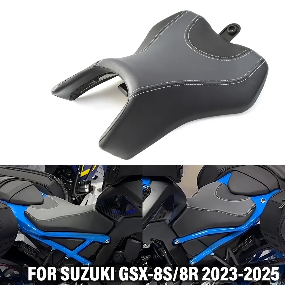 

Motorcycle Driver Front Seat Pillion Cushion Front Saddle Seat Cover Front Saddle FOR SUZUKI GSX-8S GSX8S GSX-8R GSX8R 2023-2025