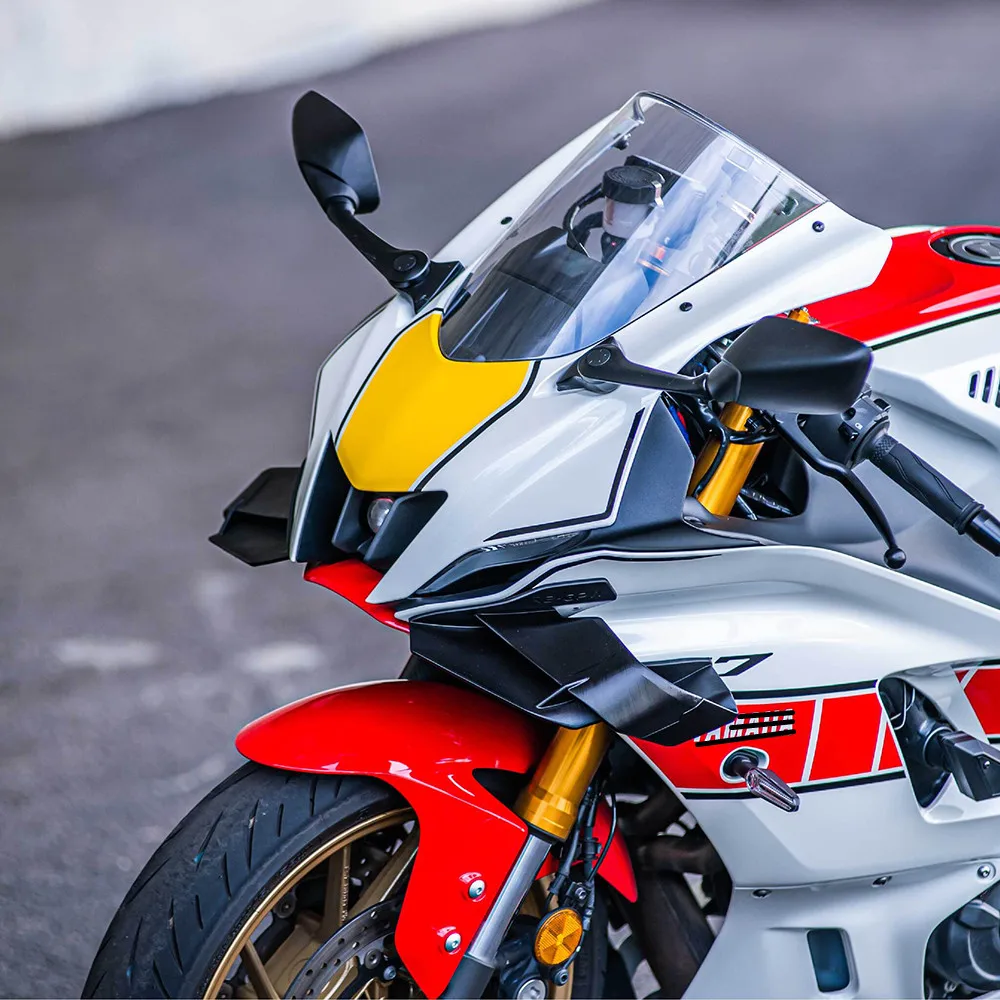 Suitable for Yamaha YZF-R7 YZFR7 2021 2022 2023 motorcycle dynamic wing fixed wing spoiler windshield wing side wing aileron