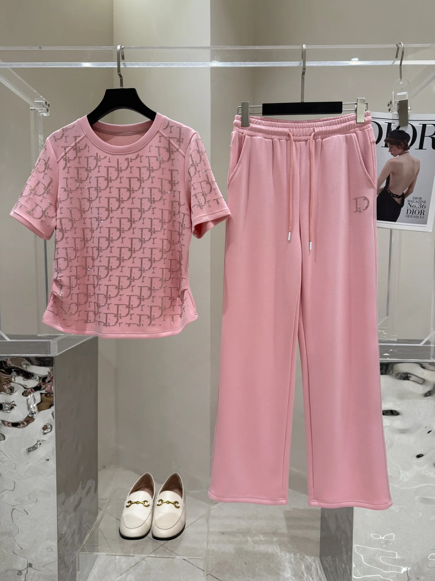 

Spring Summer 2026 Casual Sportswear Hoodie Set for Middle-Aged Mothers Trendy Fashionable plus Size Two-Piece Ensemble