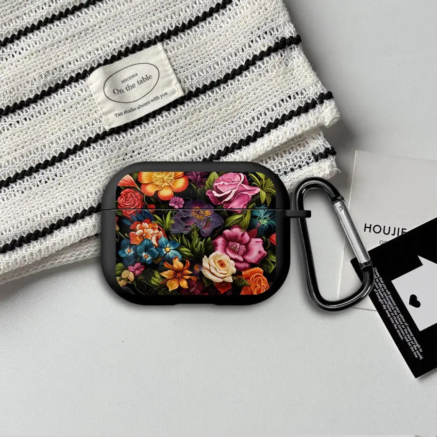 Case For Airpods 4 Pro 2 Pro2 3 Pro3 1 Earphone Cases Cover Little Floral Patterns Fashion view 2