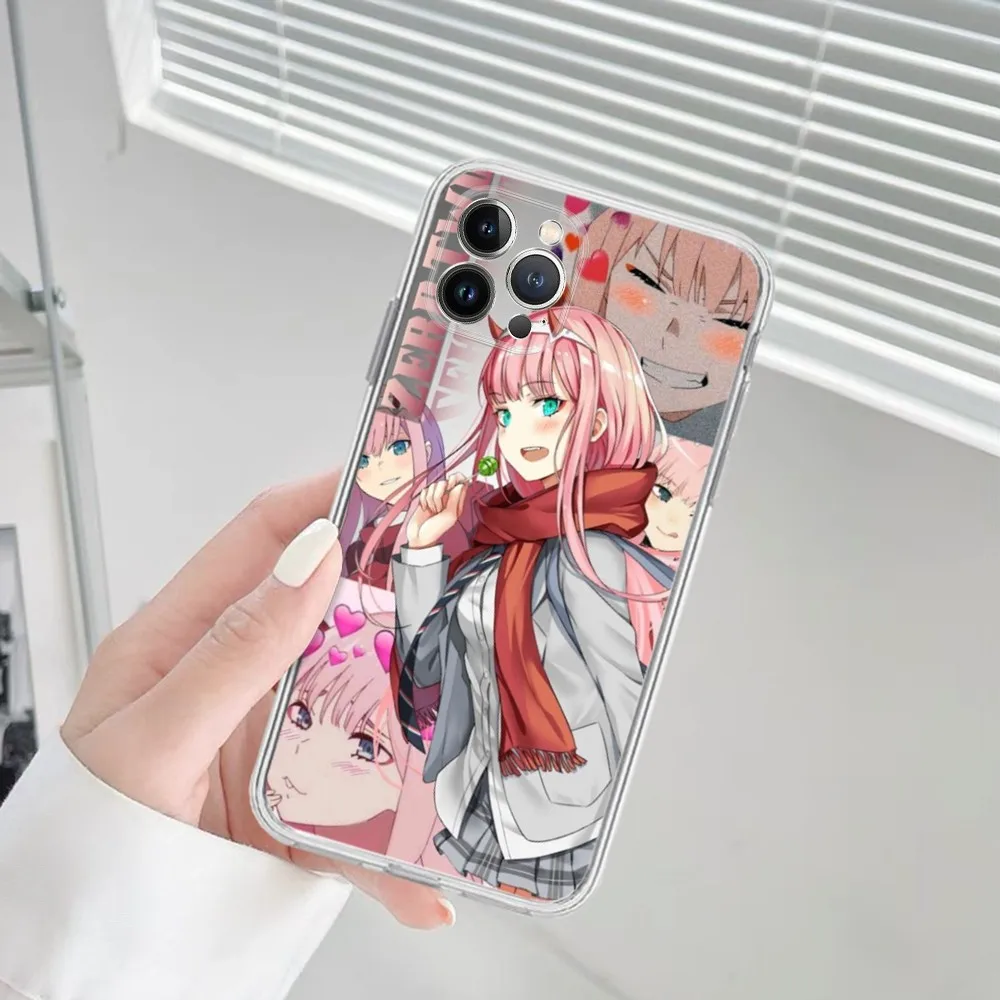 Darling in the FranXX Phone Case for iPhone 15 8 7 6 6S Plus X SE 2020 XR XS 14 11 12 13 Mini Pro Max Mobile Case