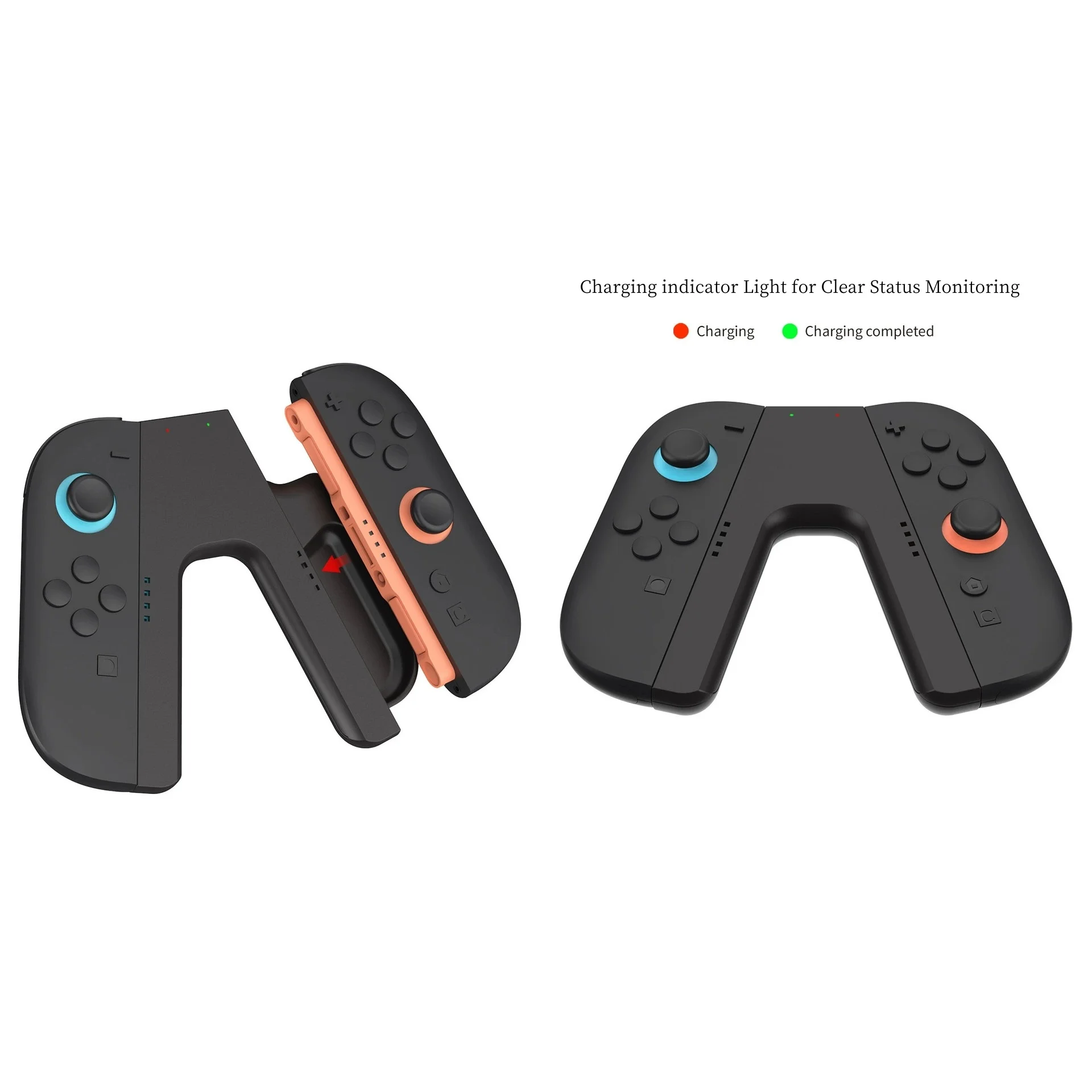 للتبديل 2 Joy-PAD لعبة سباق عجلة القيادة Joypad قبضة تحكم لعبة قبضة مقبض للتبديل 2 محطة شحن Joycon