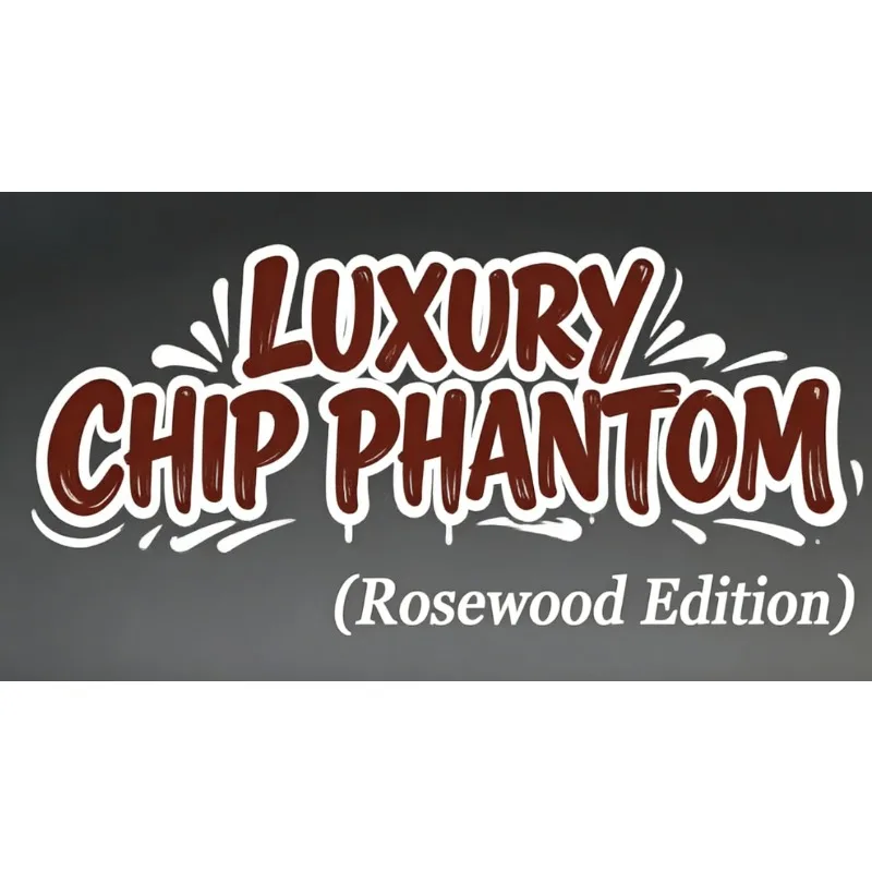 Rosewood Luxury Chip Phantom Magic Trick – Red Chip Changes Place Rises Higher in Tube Close-up Magia Illusions Gimmick Props